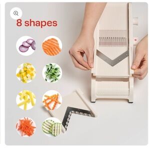 Tupperware White and Red Mandoline Slicer